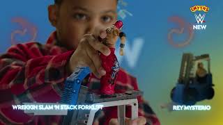 New WWE Wrekkin Forklift  Unboxing with Smyths Toys [upl. by Easter]