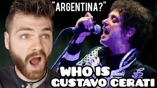 First Time Hearing GUSTAVO CERATI quotLago En El Cielo En Vivo Estadio Obrasquot Reaction [upl. by Sykleb]