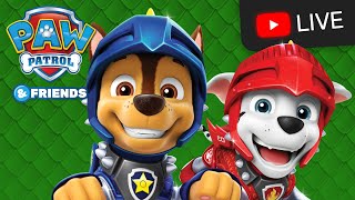 🔴 PAW Patrol Season 8 Rescue Knights Sea Patrol and more  Cartoons for Kids Live Stream [upl. by Nysa527]