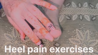 3 best exercises for heel pain [upl. by Vaules7]