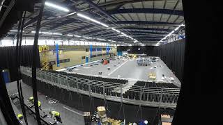 Wolverhampton leisure centre transformed into major darts arena [upl. by Robinette]