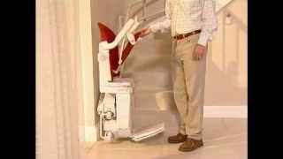 Stannah Stairlifts Folding Seat Video [upl. by Dombrowski392]