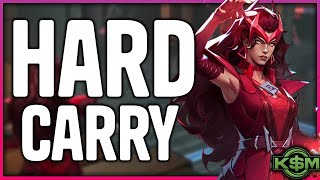 INSANE SCARLET WITCH CARRY POTENTIAL  Marvel Rivals Ranked Gameplay [upl. by Legra]