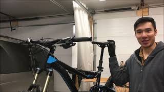 Dropper Seat Post Install for Giant Trance [upl. by Hertha]