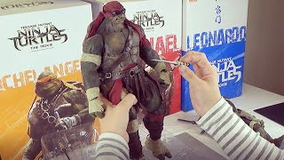 Unboxing the 16 scale ThreeZero Teenage Mutant Ninja Turtles action figures [upl. by Lucier466]