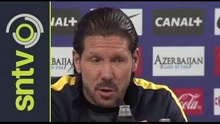 Simeone I dont believe we are favourites for the title [upl. by Leuqer686]