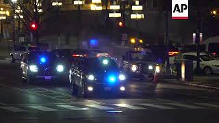 Zelenskyys motorcade arrives at Capitol [upl. by Norby112]