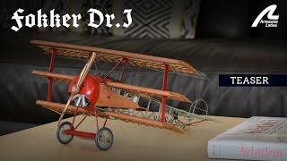 Teaser Fokker DrI El triplano del Barón Rojo  Artesanía Latina [upl. by Lhadnek]