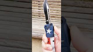 Cobratec OTF knife Texas Edition [upl. by Ymmaj]