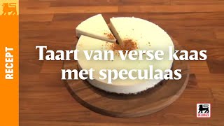 Taart van verse kaas met speculaas [upl. by Derrick]