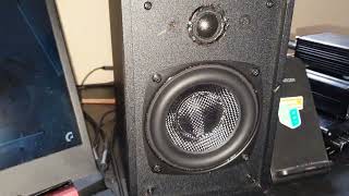 made some bookshelf speakers sound test more info in description [upl. by Rovaert291]