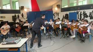 CUERDAS GITANOS Orchestra di Chitarre corso B quotAB Sabinquot [upl. by Godfry95]