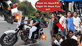 Classic Bullet Ke Patake Ne Aag Laga di🥵 Bullet Pataka Public Reactions 🙉 Public Angry Ho Gayi 🤬 [upl. by Giacomo376]