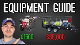 Pressure Washing Business Equipment Guide 2k  35K [upl. by Eidderf]