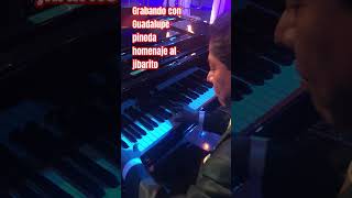 La Sonora Santanera Grabando con Guadalupe pineda homenaje a jibarito musica cantantesmexicanos [upl. by Aseretairam]