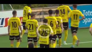 James Ampofo TWO goals for Raufoss IL in Norway [upl. by Cowen]