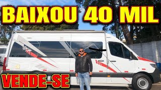 VENDIDA MOTORHOME SPRINTER BAIXOU 40 MIL REAIS [upl. by Victory]