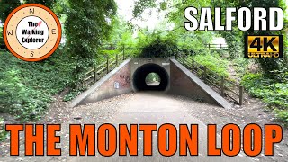 Walking The Monton Loop via Worsley Woods  Salford  June 2021  4K  CC [upl. by Nebur617]