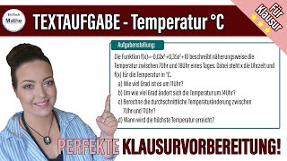 TEXTAUFGABE⭐️⭐️⭐️ Temperatur  Temperaturveränderung  Zeitpunkt und Zeitraum [upl. by Nosnibor]