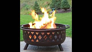 Crossweave Fire Pit With Cover [upl. by Kolk462]