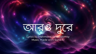 আরো দূরে Aro Duree  Lyric Video [upl. by Osugi276]