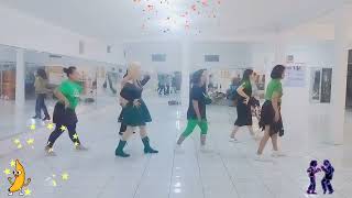 Jambalaya salsa Linedance Choreo AndricoYusran Demo by Class LD HLS [upl. by Leiba]