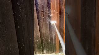 Pressure Washing a fence for stain preparation fencestaining [upl. by Whyte]