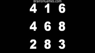 Improve Brain Skills with the Number Box Mind Game [upl. by Yclehc628]