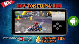 NEW LEMONADE 3DS EMULATOR ANDROID  SETUP BEST SETTINGS GAMEPLAY [upl. by Tewell]