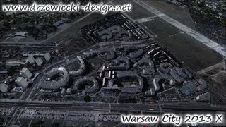 FSX  Official Drzewiecki Design Warsaw City 2013 X Video [upl. by Atnima361]