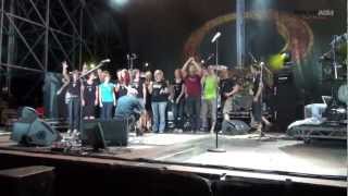 Toto feat Perpetuum Jazzile  Africa live  Majano Italy [upl. by Ulani125]