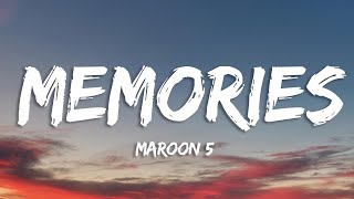 Maroon 5  Memories Lyrics [upl. by Nad]