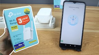 Unboxing and Setup TP Link N300 WiFi Range Extender [upl. by Aikyt]