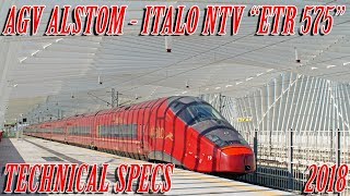 L AGV e gli ETR 575 Italo di NTV [upl. by Derron652]