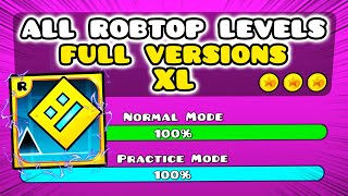 Geometry Dash ALL Full Version Levels 1  21 [upl. by Kolk]