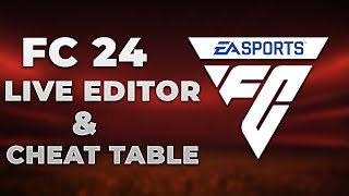 FC 24 Live Editor  FC 24 Cheat Table  New Patch Update  November 2023 [upl. by Auston]