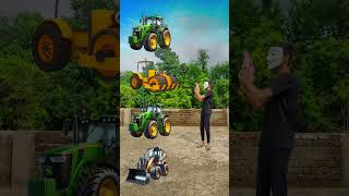 motor gadi to tractor JCB roller bulldozer  funny VFX Magical Video  shorts funny vfx [upl. by Eniawd]