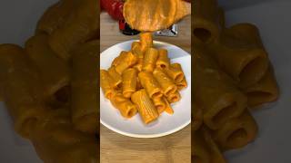 👩🏼‍🍳 Recette  Roasted Red Pepper Pasta 30min meal🌶 asmr food recipe eat mukbang pasta [upl. by Leacock769]