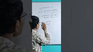 what is symmetric amp skew symmetric matrix matricesclass12 shortsvideo shorts ravisir 12thmaths [upl. by West]