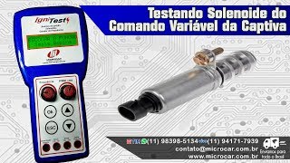 Testando Solenoide do Comando Variável  IgniTest Microcar [upl. by Metsky]