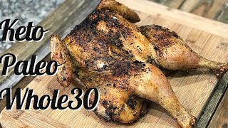 How to Roast Crispy Spatchcock Chicken Butterfly Chicken [upl. by Gillmore979]