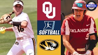 1 Oklahoma vs Missouri  Regionals Winners Bracket  2023 College Softball Highlights [upl. by Aspa751]