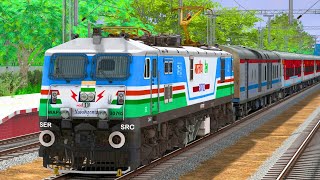 16734 Okha  Rameswaram Weekly Express  Indian Train Simulator gameplay  RAILROAD  NTG GAMING [upl. by Attenohs327]