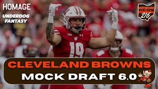 Cleveland Browns Mock Draft 60 [upl. by Ymor]