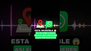 Cómo enviar una ubicación falsa por WhatsApp 😱 [upl. by Geralda]