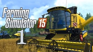 Lets Play Farming Simulator 2015  Part 1  Walkthrough Gameplay  Bjornholm  A Scenic Drive [upl. by Burgener817]