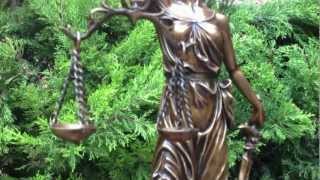 Escultura de la Diosa de la Justicia [upl. by Nylissej195]