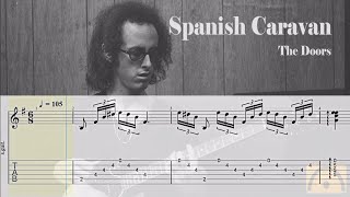 Spanish Caravan  The Doors  Guitar Tab [upl. by Ennoval]