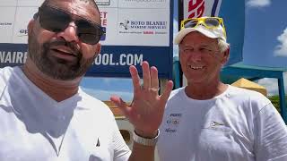 Ramsay Soemanta at Bonaire Regatta 2022 Interview Ton Nuijten [upl. by Adnorhs]