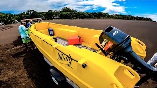 Our New Whaly Boat Maiden Voyage in Rough Seas [upl. by Asilef]